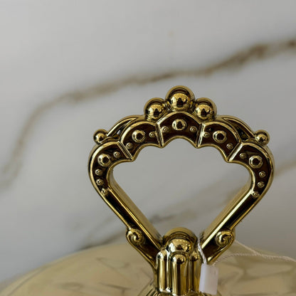 Luxury Gold Serving Dish with Decorative Lid