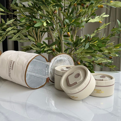 Stainless Steel Insulated Lunch Bowl with Thermal Bag