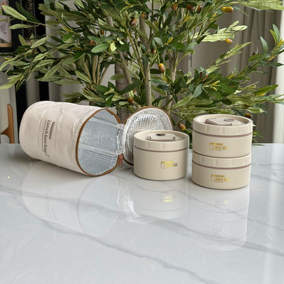 Stainless Steel Insulated Lunch Bowl with Thermal Bag