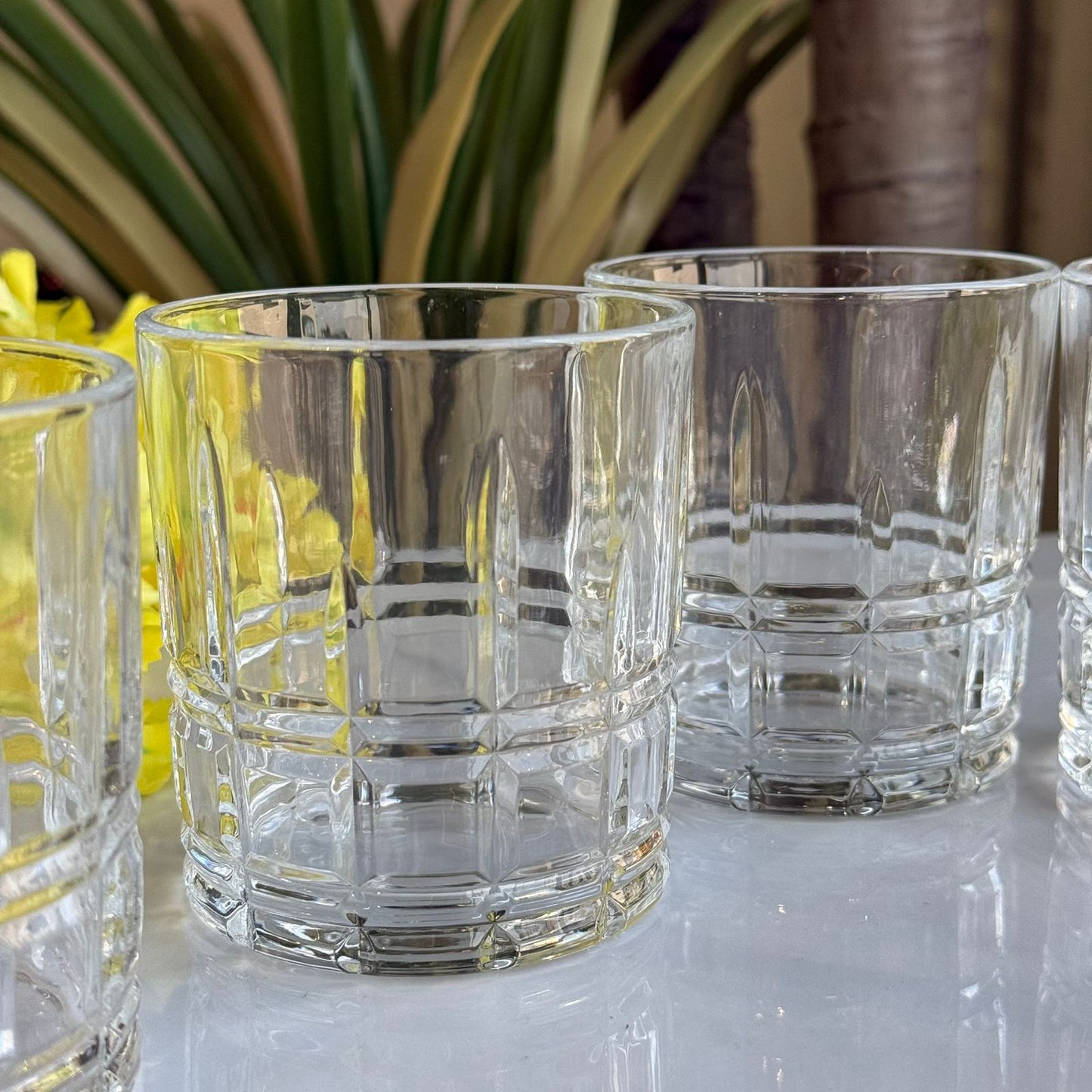 سێت پەرداخی ڕوونی مۆدێرن-سێتی ٦ دانە 