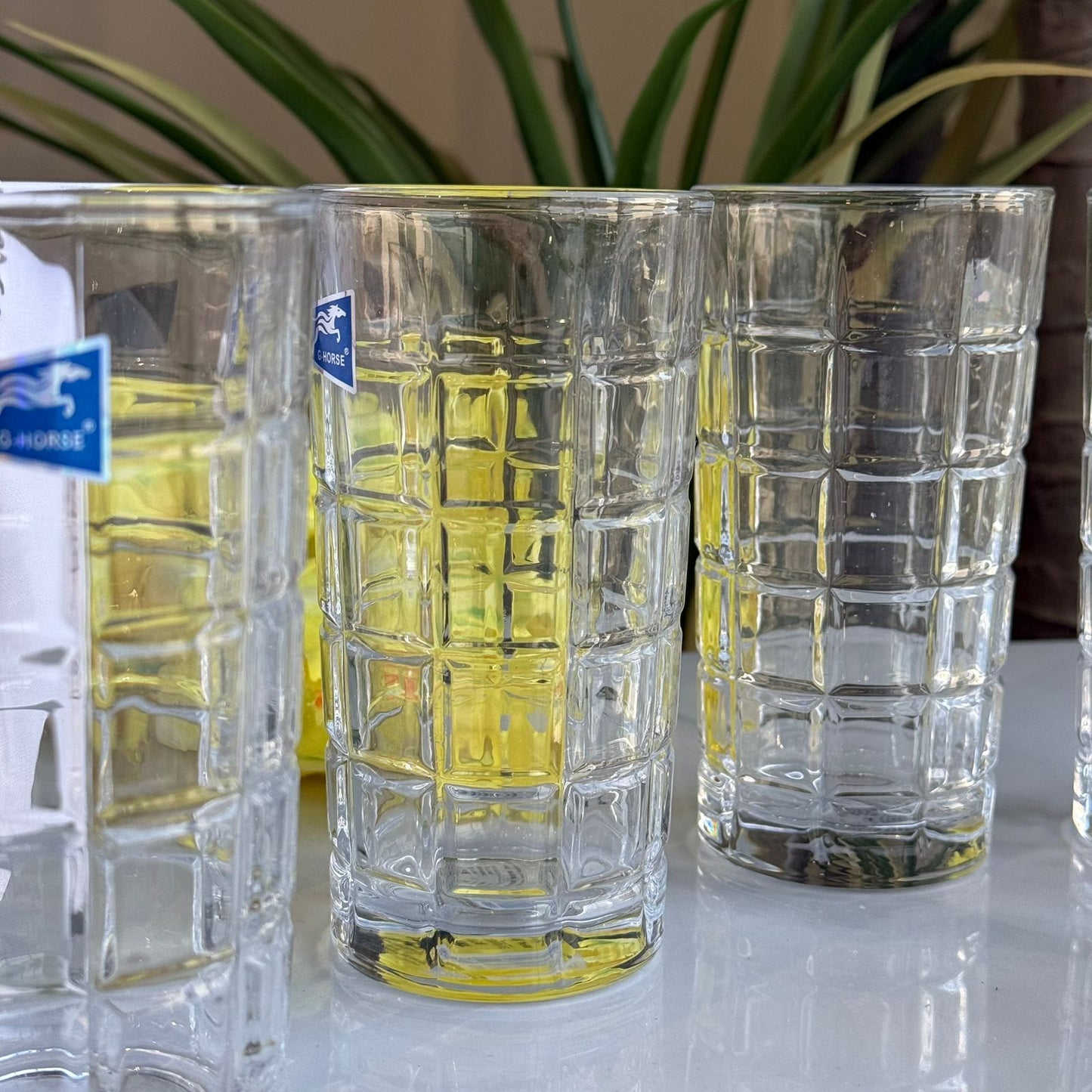 سێت پەرداخی ڕوونی مۆدێرن-سێتی ٦ دانە 