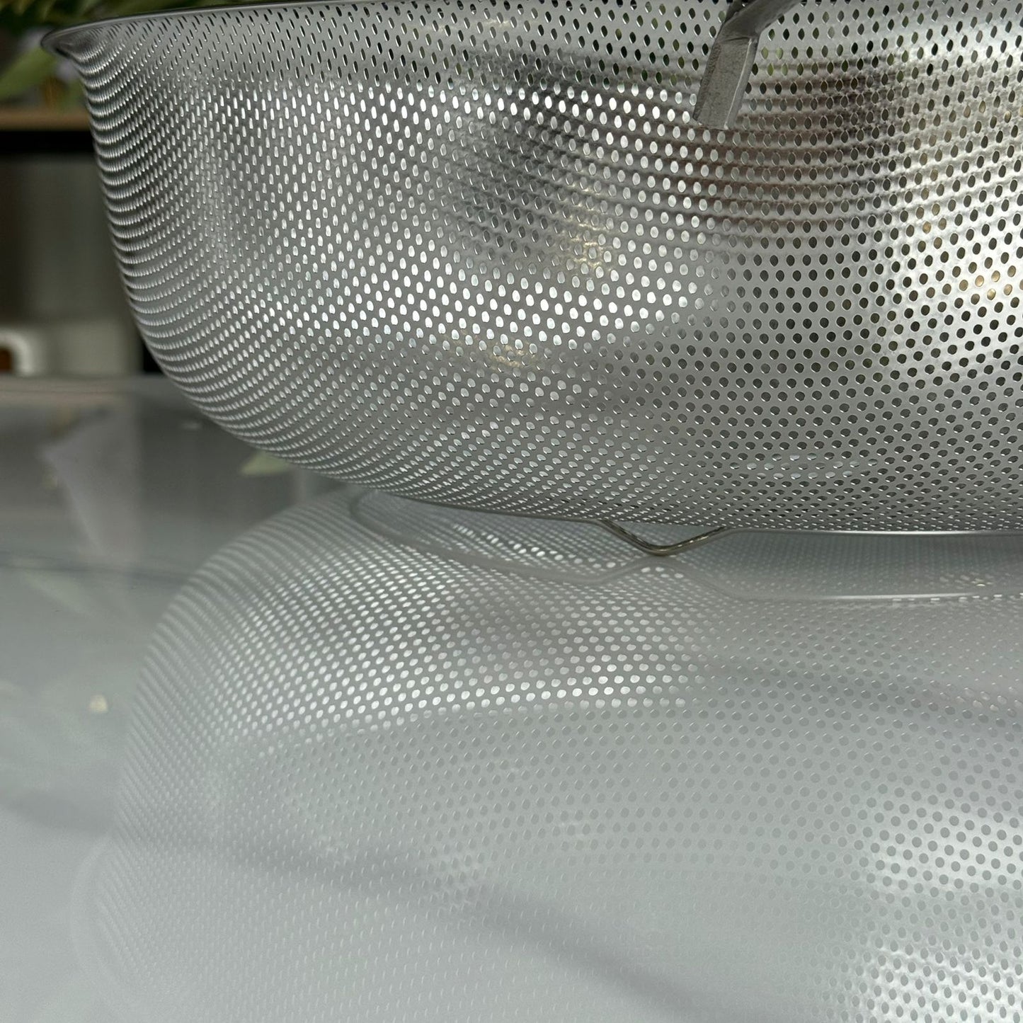 Stainless Steel Deep Colander Strainer with Dual Handles