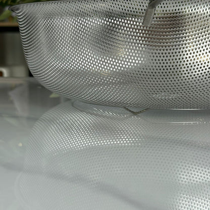 Stainless Steel Deep Colander Strainer with Dual Handles