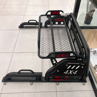 Heavy-Duty 4x4 Off-Road Cargo Carrier Rack with Raised Protective Rail