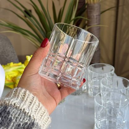 سێت پەرداخی ڕوونی مۆدێرن-سێتی ٦ دانە 