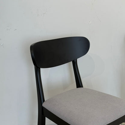 IYAN- Modern Wooden Dining Chair with Cushioned Seat