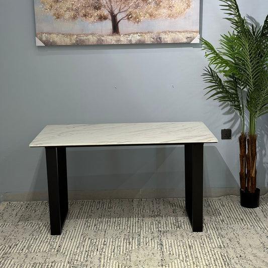 رخام إيجان - طاولة طعام خشبية حديثة