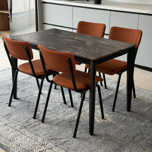 MARQUEE PALADIN Table & Diva Modern Chair – Luxury Dining Set