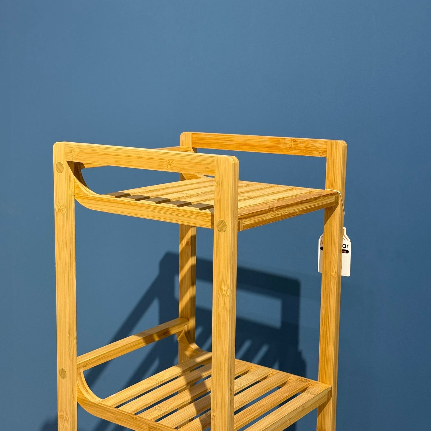 Modern Bamboo Multi-Tier Storage Rack – Space-Saving Organizer Shelf