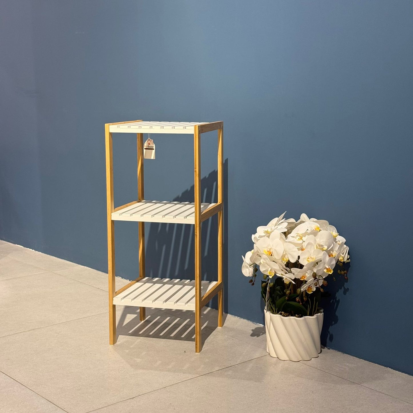 Modern Bamboo Multi-Tier Organizer Shelf – Stylish Storage Rack