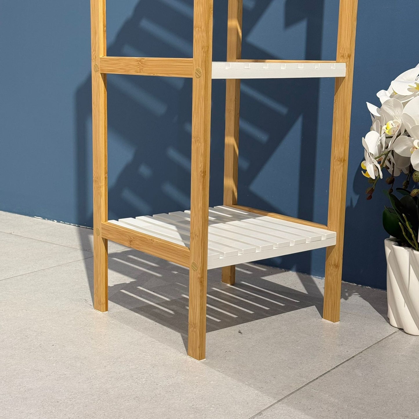 Modern Bamboo Multi-Tier Organizer Shelf – Stylish Storage Rack