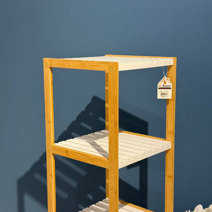 Modern Bamboo Multi-Tier Organizer Shelf – Stylish Storage Rack