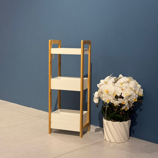 Decorative Wooden Multi-Tier Organizer Shelf – Stylish Storage Rack