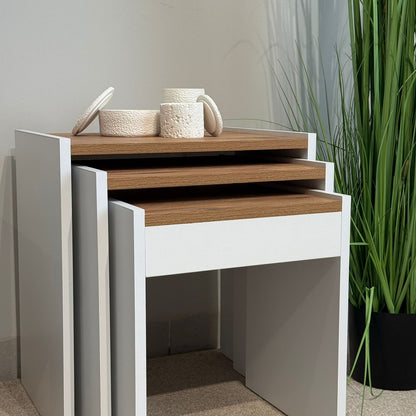 Modern Coffee Table with Matching Nesting Tables