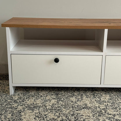 Minimalist Modern TV Table with Storage