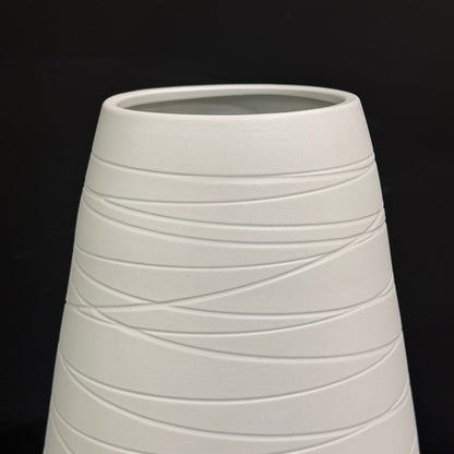 Luxury White Tall Decorative Ceramic Vase