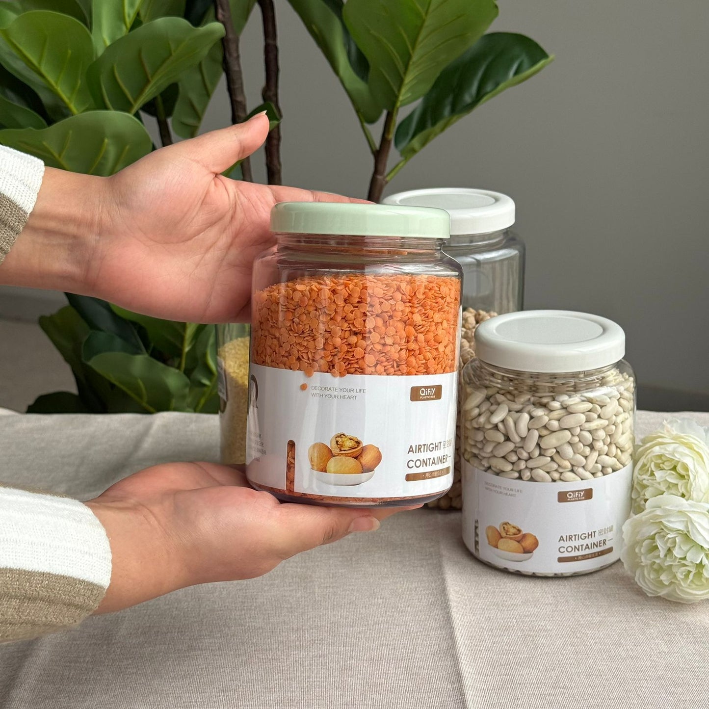 Multi-Purpose Food Storage Jars