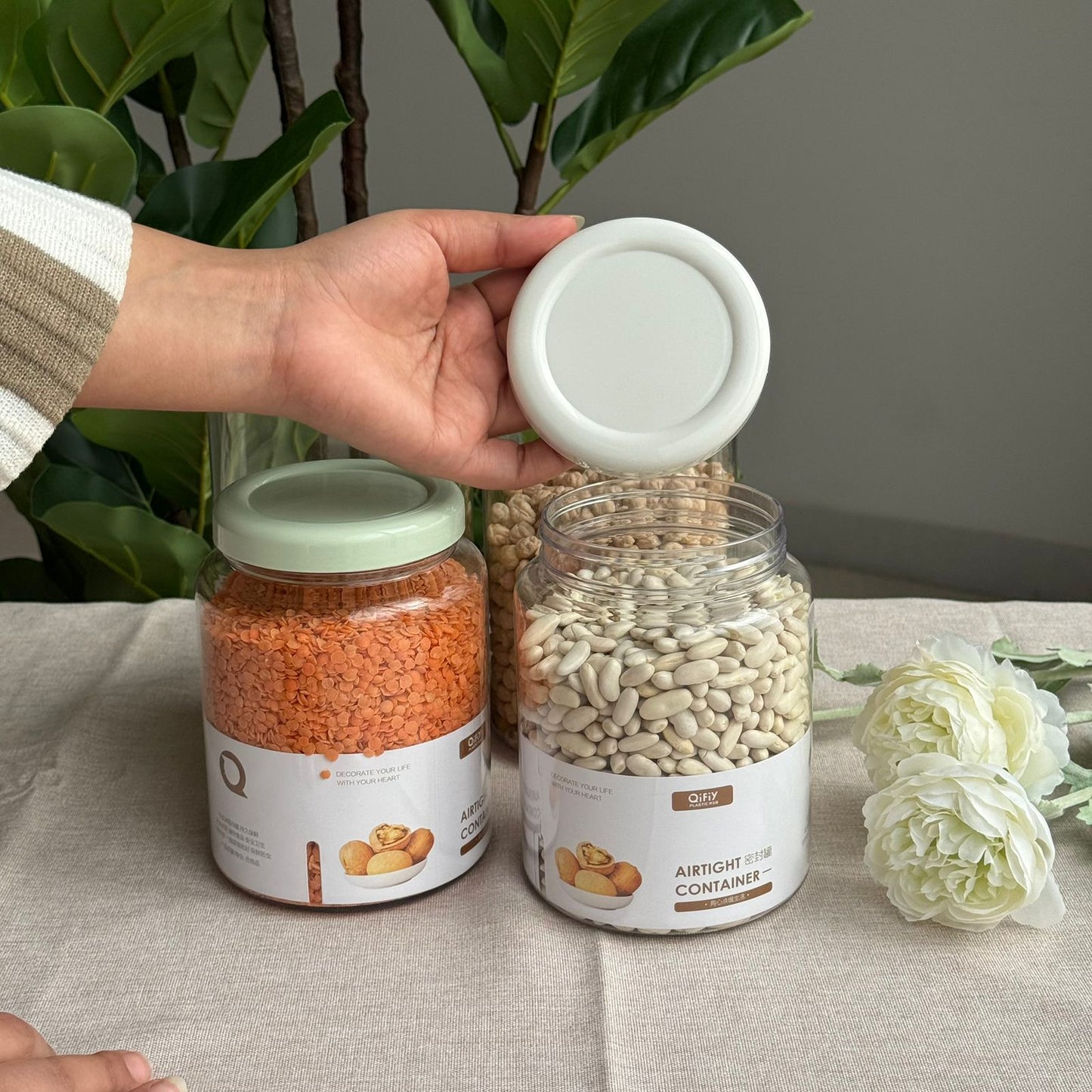 Multi-Purpose Food Storage Jars