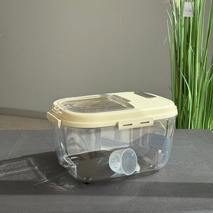 Airtight Food Storage Container with Measuring Cup