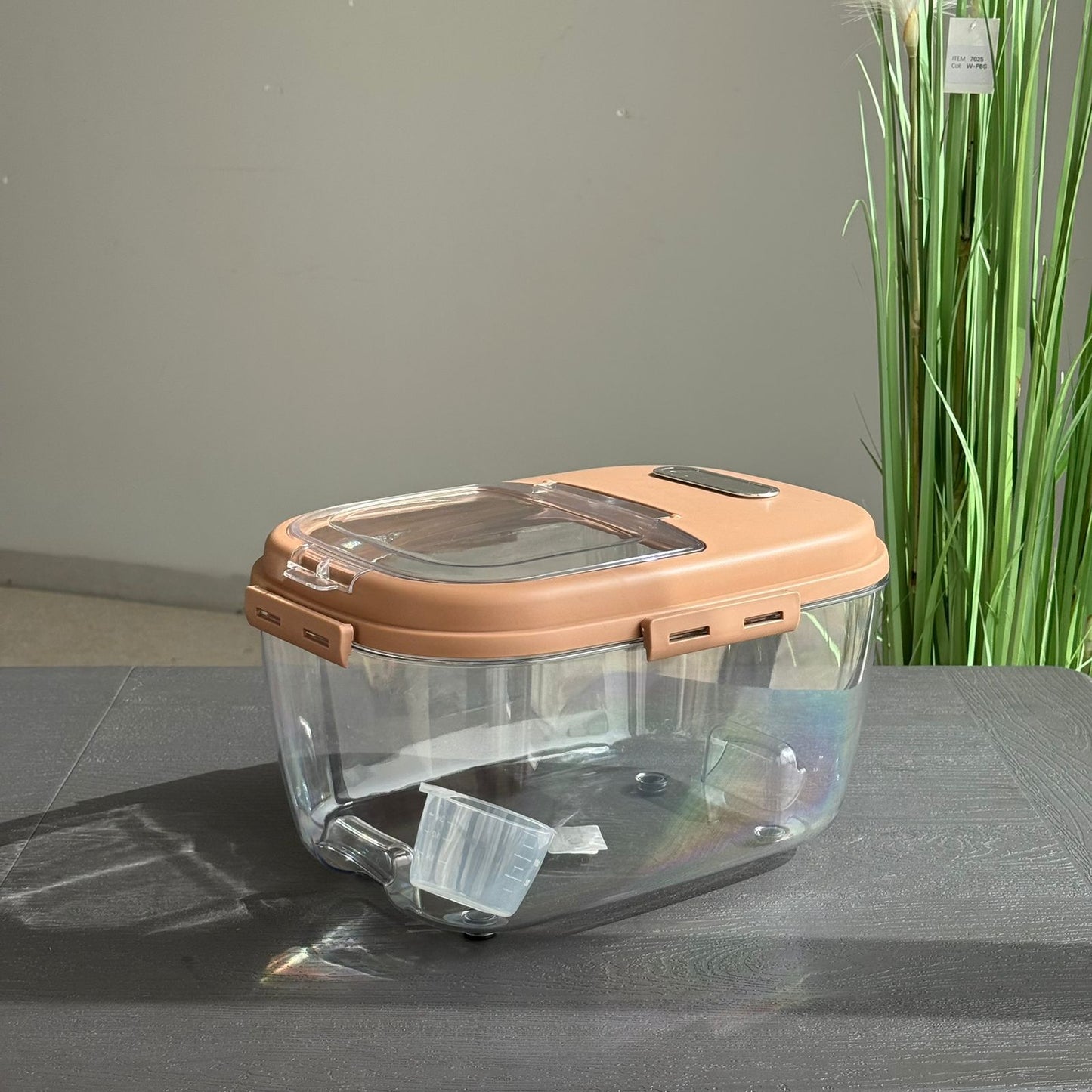 Airtight Food Storage Container with Measuring Cup