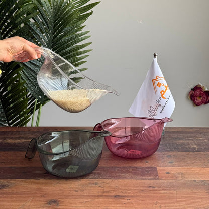 2-in-1 Durable Mixing Bowl with Built-In Strainer