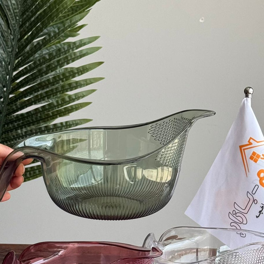 2-in-1 Durable Mixing Bowl with Built-In Strainer