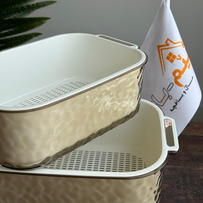 Luxury Double-Layer Drain Basket