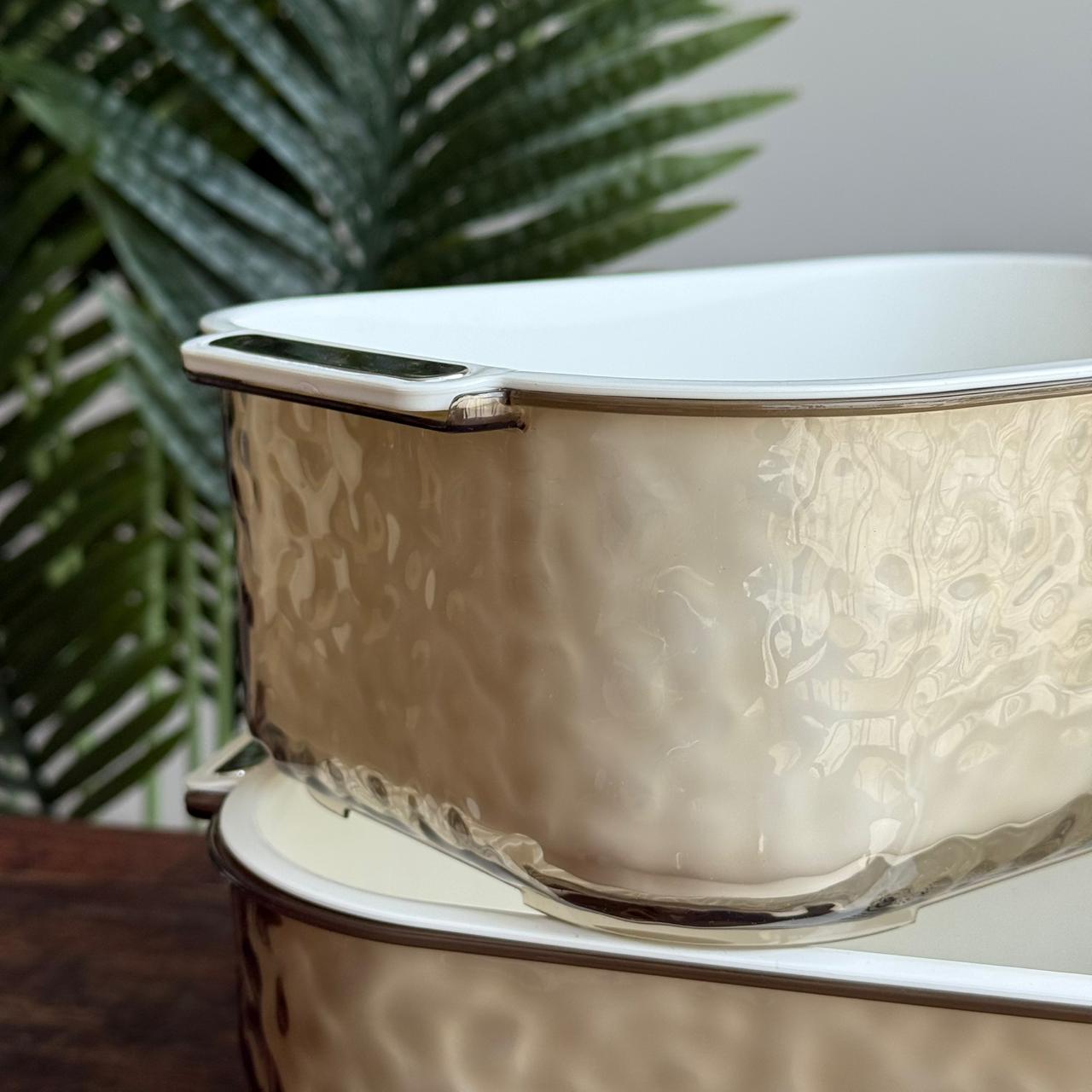 Luxury Double-Layer Drain Basket