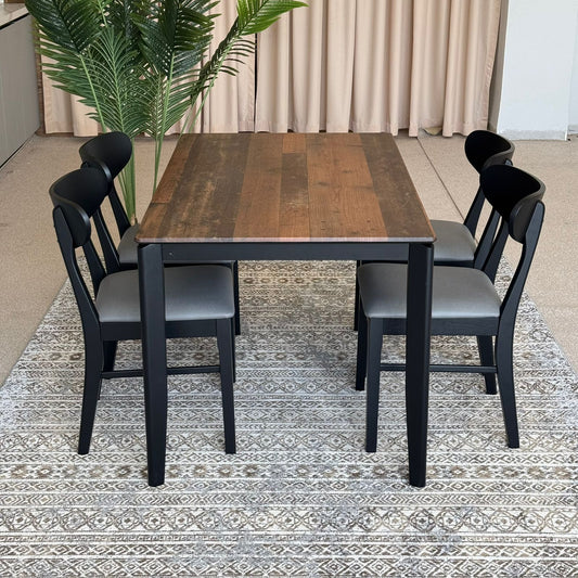 MARQUEE OLD STYLE Table with IYAN Wood- Modern Chairs– Luxury Dining Set