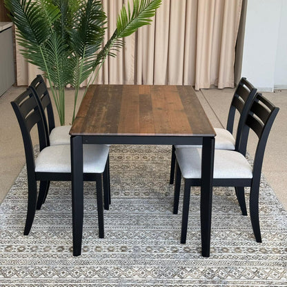 MARQUEE OLD STYLE Table with TRISTON Wood- Modern Chairs– Luxury Dining Set