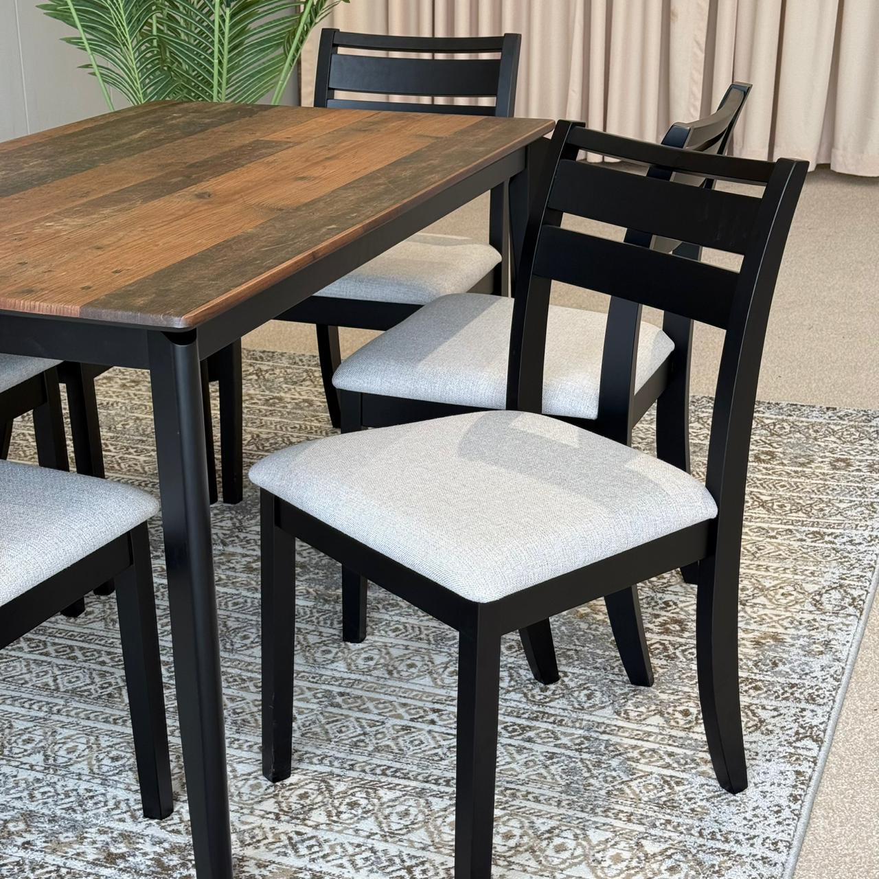 MARQUEE OLD STYLE Table with TRISTON Wood- Modern Chairs– Luxury Dining Set