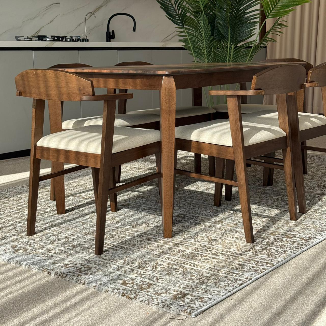 DYLAN Modern Chairs with ADRIAN OLD STYLE – Luxury Dining Set