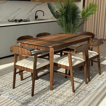 DYLAN Modern Chairs with ADRIAN OLD STYLE – Luxury Dining Set