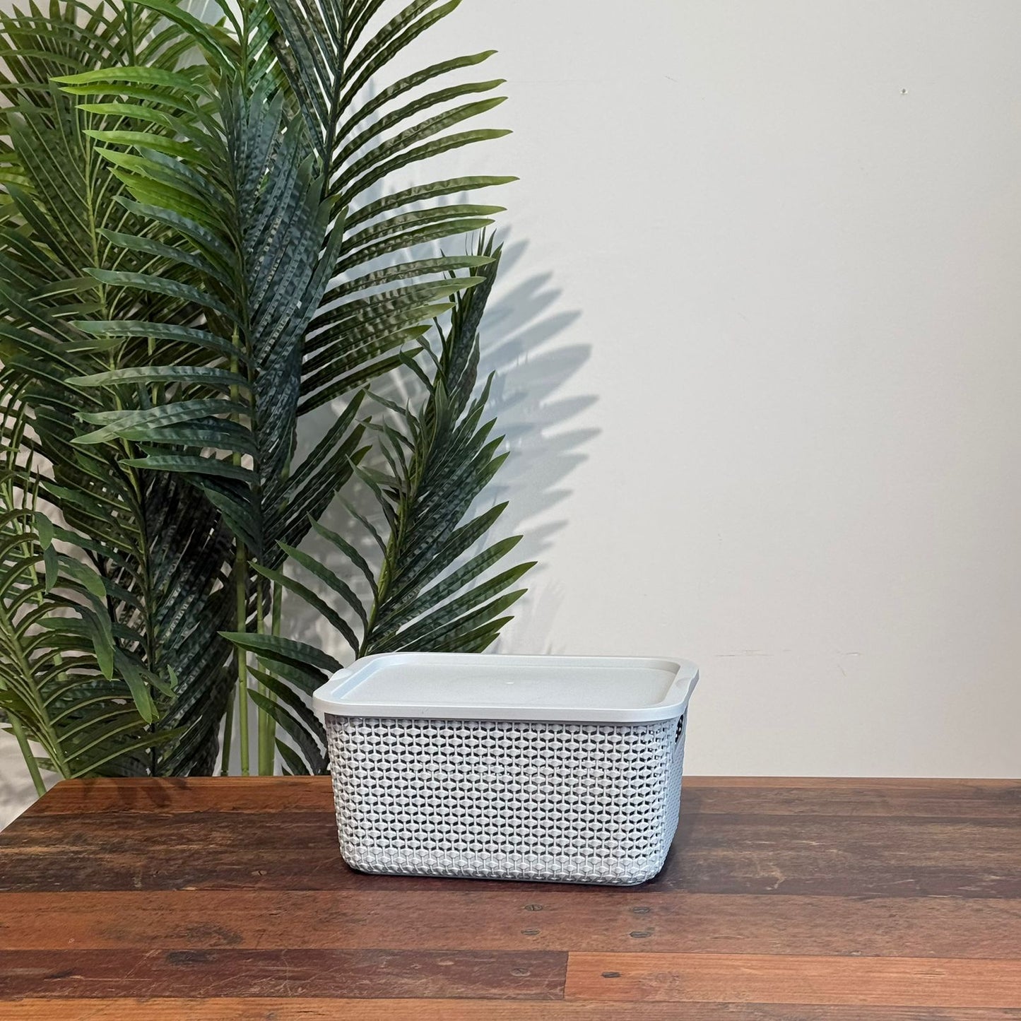 Durable Multi-Purpose Storage Basket With Cover