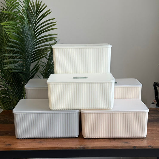 Modern Multi-Purpose Storage Boxes wit Cover