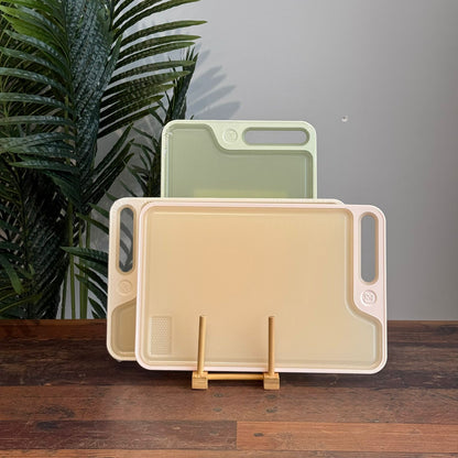 Modern Multi-Purpose Cutting Board with Juice Groove & Handle
