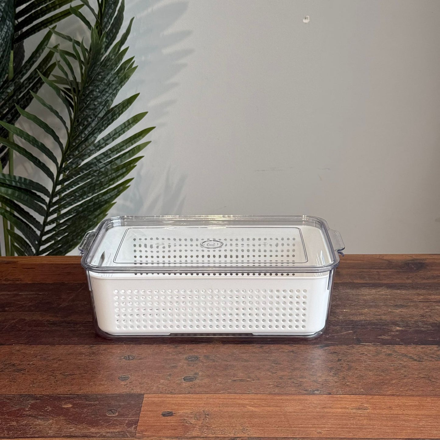 Multi-Purpose Washing & Storage Bowl with Strainer & Lid