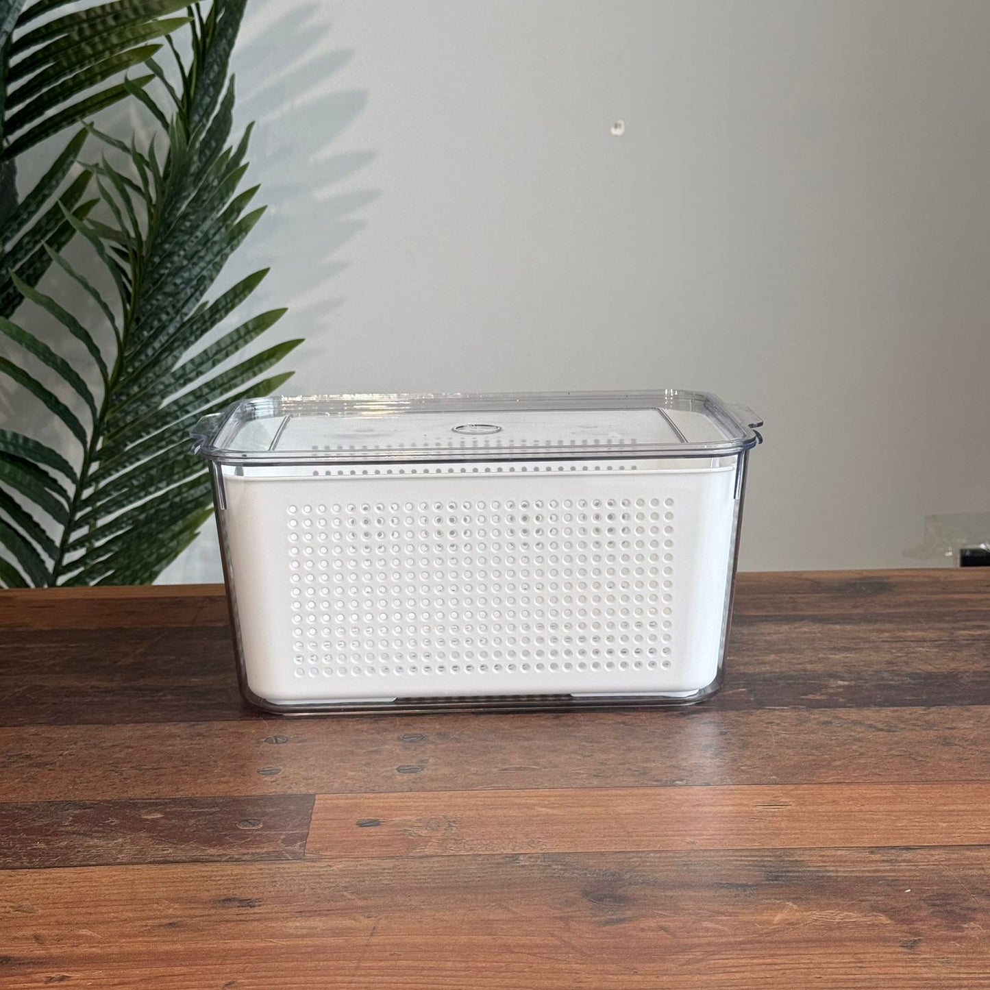 Multi-Purpose Washing & Storage Bowl with Strainer & Lid