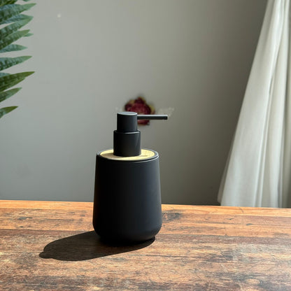 Luxury Modern Soap Dispenser with Pump & Wooden Lid
