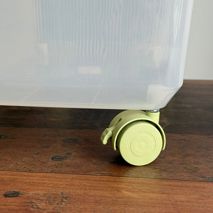 Multi-Size Durable Food Storage Container with Dual Date Lid