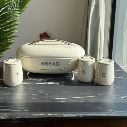 Modern Ribbed Kitchen Storage Set (4-Piece)