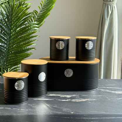 Ribbed Kitchen Storage Set (5-Piece)
