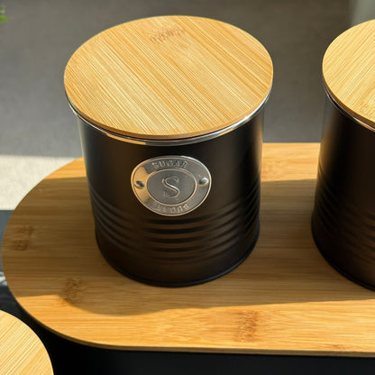 Ribbed Kitchen Storage Set (5-Piece)