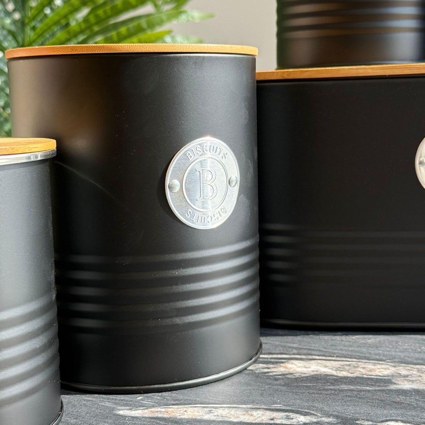 Ribbed Kitchen Storage Set (5-Piece)