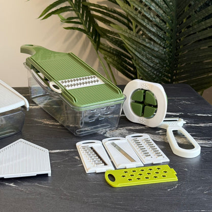 Multi-Functional Vegetable Slicer Set with Hand Guard