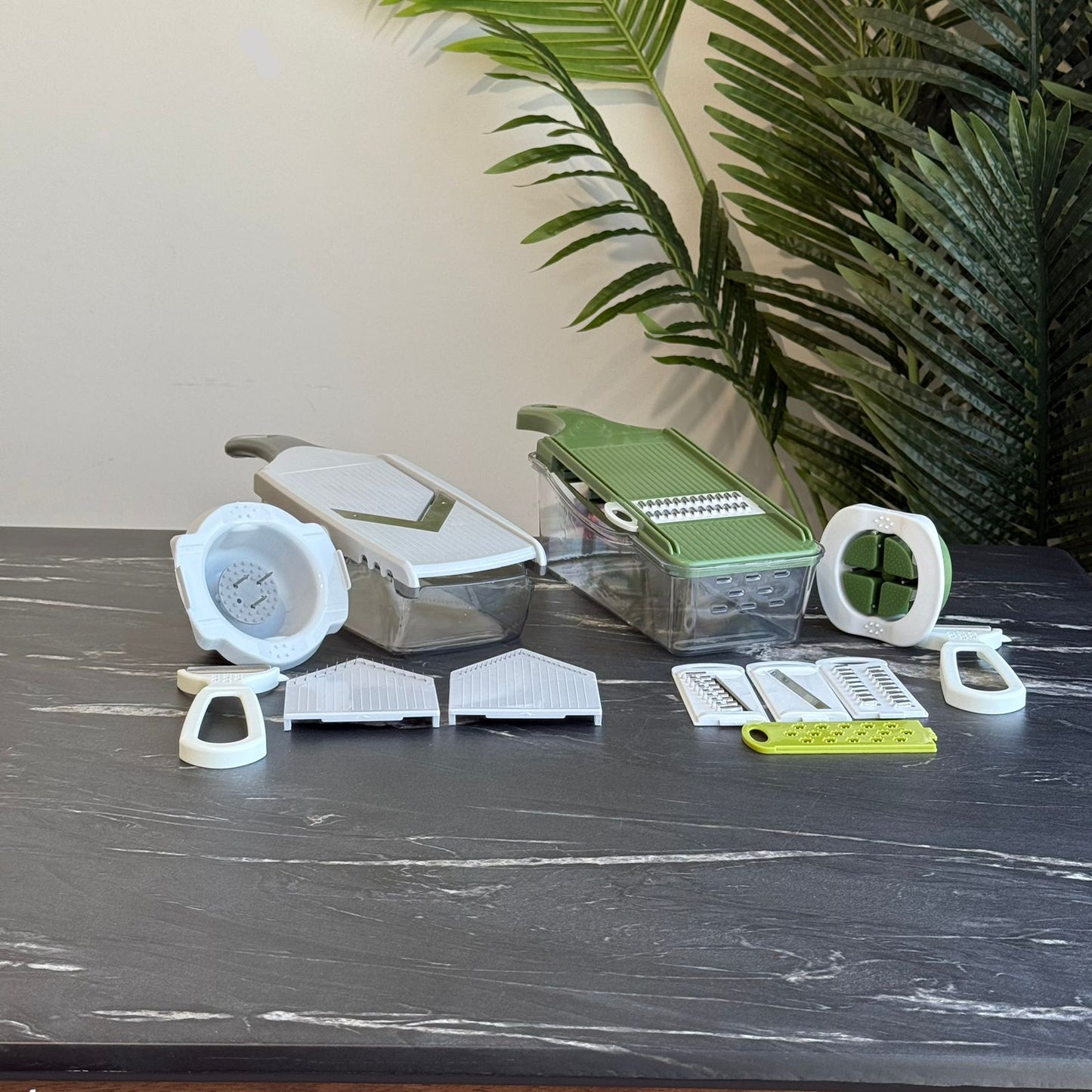 Multi-Functional Vegetable Slicer Set with Hand Guard
