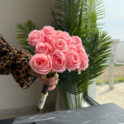 Artificial Rose Bouquet – Real Touch Decorative Flowers