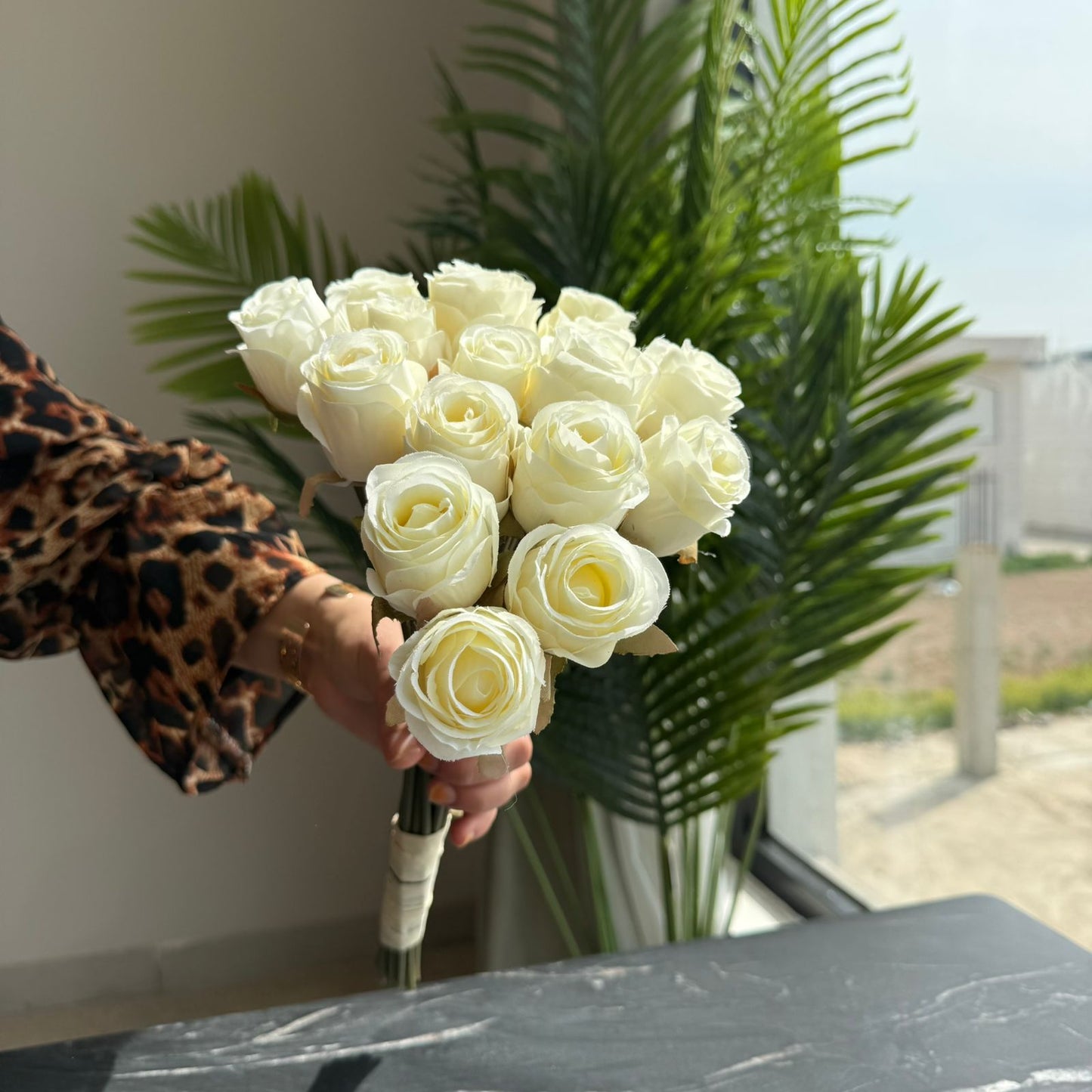 Artificial Rose Bouquet – Real Touch Decorative Flowers