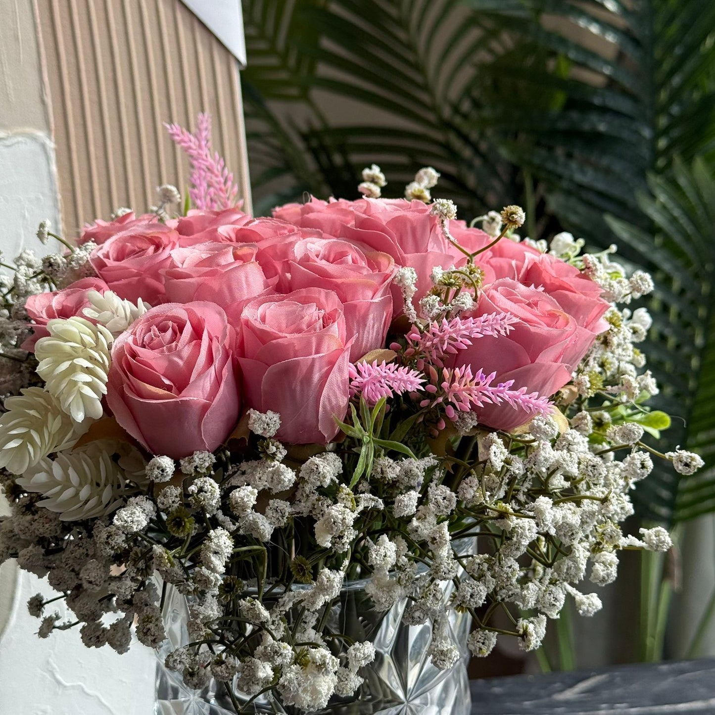 Artificial Rose Bouquet – Real Touch Decorative Flowers