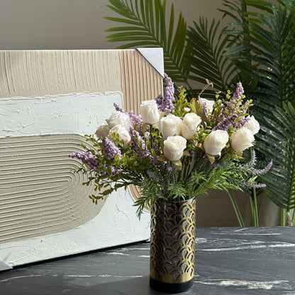 Artificial Rose Bouquet – Real Touch Decorative Flowers